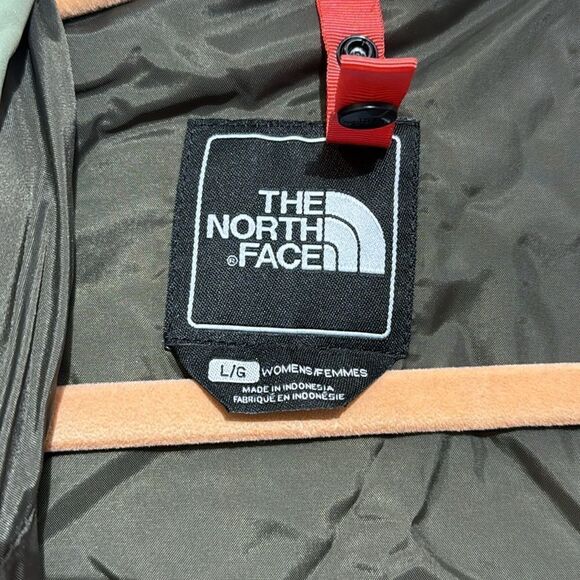 The North Face 3 in 1 triclimate women’s Army Green Orange winter jacket size L - Picture 7 of 16